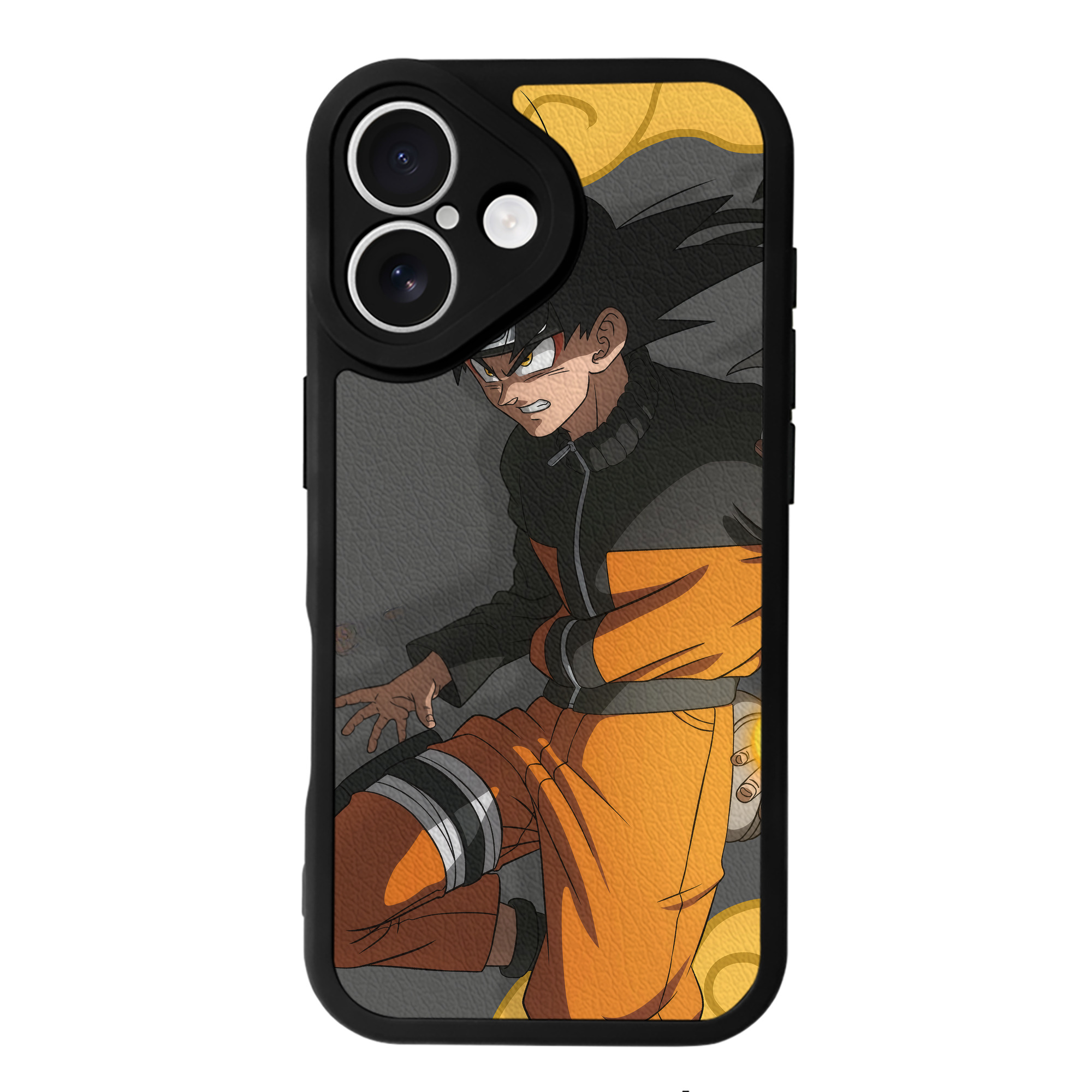 （画像用） ドラゴンボール DRAGON BALL 【iPhone 16シリーズ対応】シリコンスマホケース（レザー調） 材質：シリコン